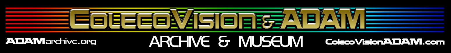 ColecoVision ADAM Banner - Retro Gaming Museum